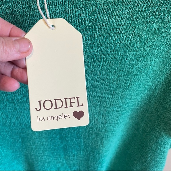 Jodifl Kelley Green Sleeveless Ruffles Sweater 3X - Picture 3 of 4